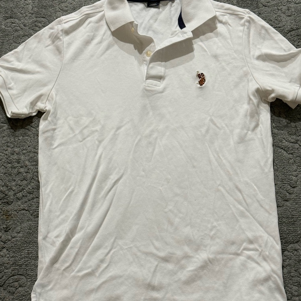 U.S. Polo Assn. White Polo Shirt